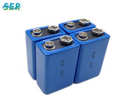ER9V 1200mAh 9Vのリチウム電池、李SOCl2の再充電可能な9ボルトのリチウム イオン電池 