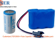 ER26500 SPC1530 HLC1550A HPC1550李SOCL2電池のパックのIOTプロダクトのための雑種の脈拍のコンデンサー