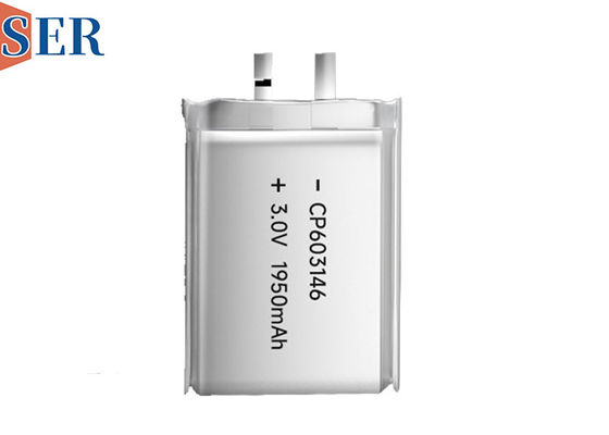 CP603146第一次リチウム電池3v超薄い李MnO2の袋の細胞の長い保存性