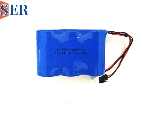 カスタマイズされたLi-SOCL2バッテリー 10.8V 8500mAh ER26500 3S1P リチウムプライマリバッテリーパック