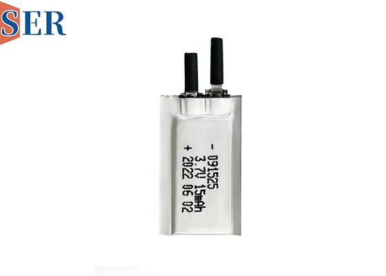 パーソナライズ 3.7V 超薄い袋セル 091525 ウェアラブルデバイスのためのリチウムポリマー電池