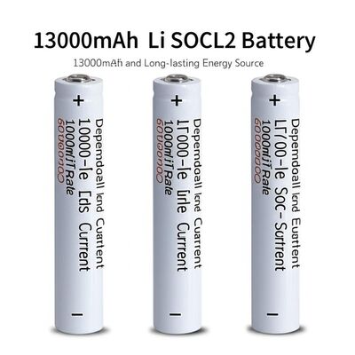 13000mAh Li SOCL2 バッテリー 2% 自生率 600mA パルス電流 信頼性と長持ちのエネルギー源
