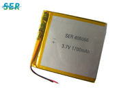 太陽ライトのためのプリズム袋のリチウム イオン ポリマー充電電池3.7V 406066