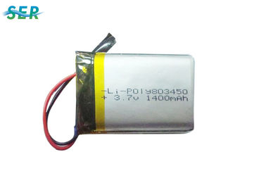 平らな細胞3.7 V 1500mah Lipo電池803450