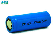 平屋建家屋李イオン電池細胞、3.7Vリチウム イオン充電電池1400mAh 18500