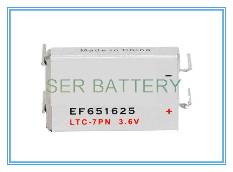 水道メーターのプリズム李SOCl2のリチウム塩化チオニルの細胞3.6V LTC-7PN EF651625電池