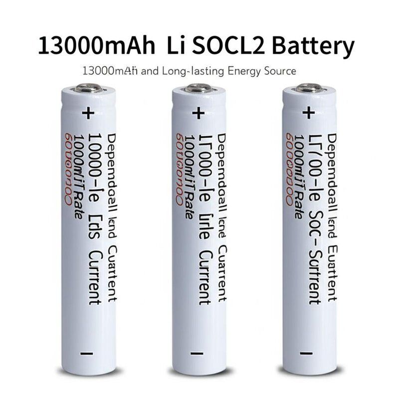 13000mAh Li SOCL2 バッテリー 2% 自生率 600mA パルス電流 信頼性と長持ちのエネルギー源