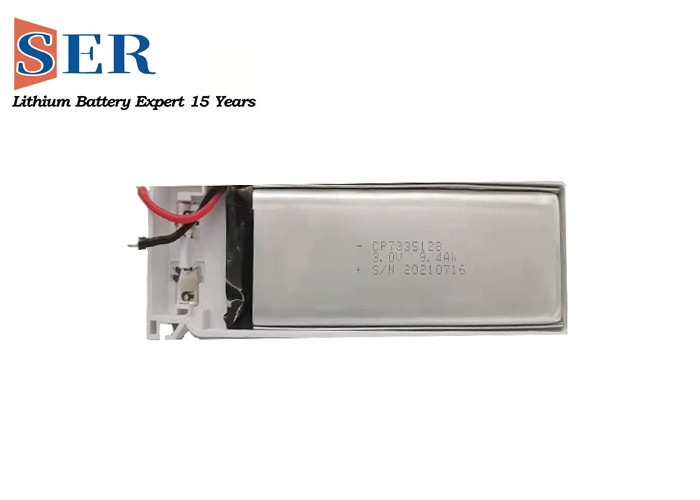 共通の超薄いタケLimno2電池を差し引いたCP7835128リチウム第一次電池3.0vの長いストリップ