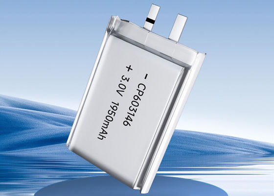 CP603146第一次リチウム電池3v超薄い李MnO2の袋の細胞の長い保存性