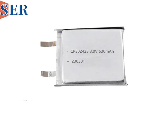 CP502425 CP502525のリチウム マンガンのRFID IoT LoRaのAlarのための柔らかいパック電池3.0V李MnO2の柔らかい袋の細胞