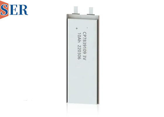 注文の第一次薄いリチウム マンガンの二酸化物電池CP7839109 3.0V 10Ah