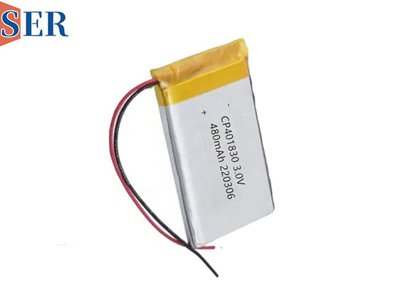 充電不能ソフトパック Li Mno2 バッテリー CP401830 3.0V 400mah