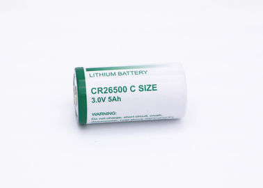 第一次CのサイズのリチウムMNO2電池CR26500の高い放出流の長い保存性