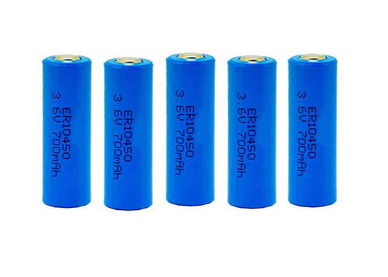 No.7煙センサーのためのCyclindrical ER10450 3.6のボルトAAA李SOCl2電池