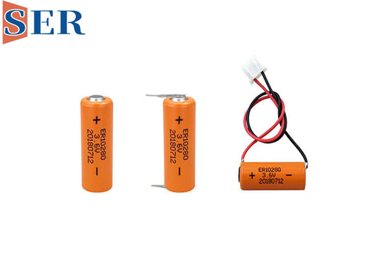 ER10280李SOCL2電池500mAh 3.6V 2/3AAAのサイズのリチウムER10/28