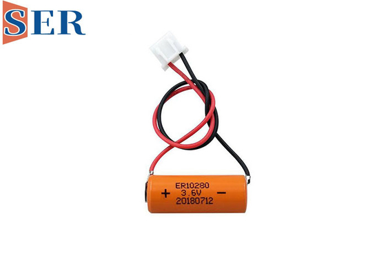 ER10280李SOCL2電池500mAh 3.6V 2/3AAAのサイズのリチウムER10/28