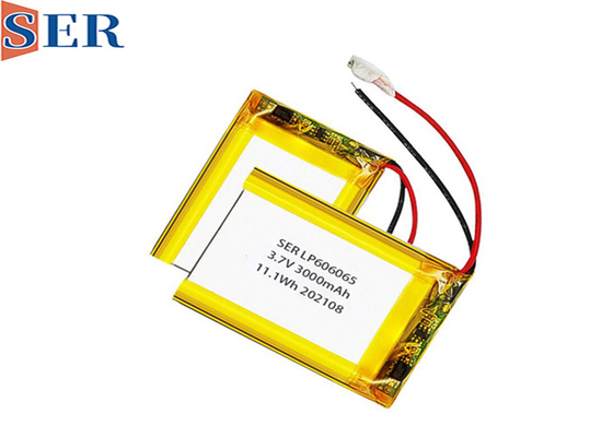 李-イオン袋のLipo 606065のリチウム ポリマー電池3.7V 7.4V 11.1V 2500mAh